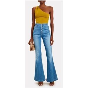 Women's Blue Flared Jeans